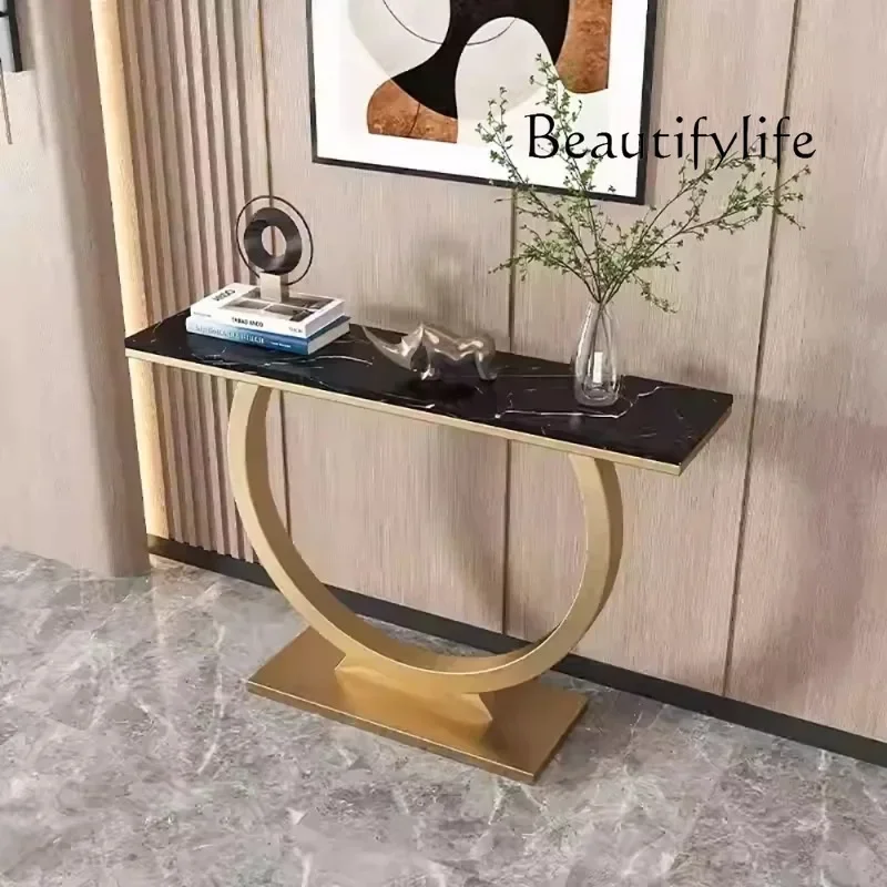 6 طاولة زاوية فريدة من نوعها إسكندنافية حديثة وحساسية أنيقة وبسيطة للمدخل طاولة فاخرة أنيقة تافولو سالوتو أثاث طاولة المدخل #2