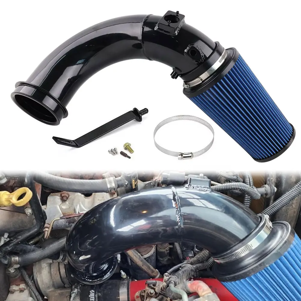 

Cold Air Intake Pipe Kit with High Flow Air Filter Turbo Modification Accessories For 07-12 Dodge Ram 2500 3500 6.7L