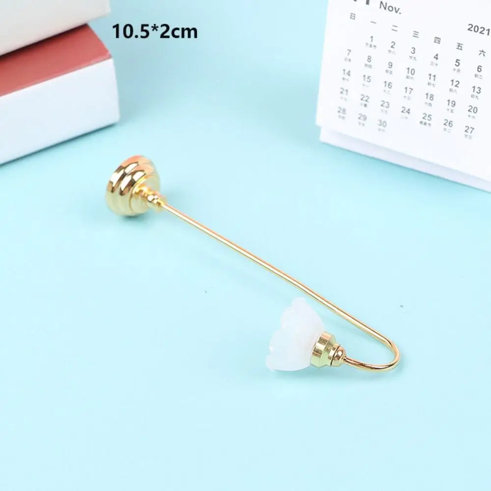 1:12 Dollhouse Colored Glass Lamp Mini 10 Styles Miniature LED Golden Light DIY Ceiling Lamp Chandelier House Accessories