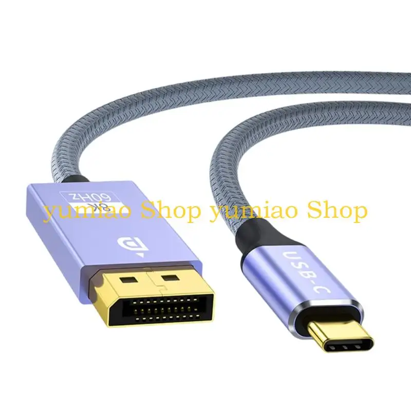 587B USB C to  1.4 Extension Cable for Gaming Monitors Supports 8K@60Hz 4K@144Hz 2K@165Hz Transmission