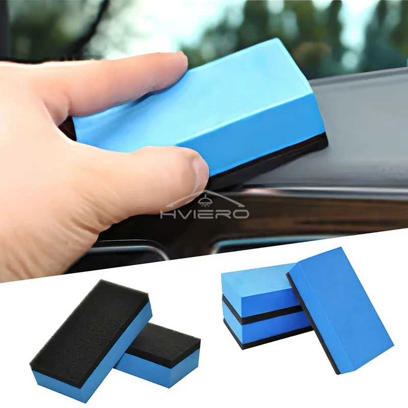 30 Stücke Auto Keramik Beschichtung Schwamm Autos Glas Nano Wachs Mantel Applikator Pads Schwämme für Auto Wachsen Weiche Polieren Sauber