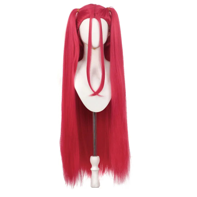 Película Kpop grupo Idol Cosplay peluca Mira Rumi Zoey Demon Hunters púrpura negro rojo pelo largo pelucas sintéticas resistentes al calor
