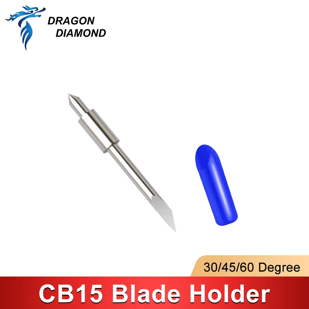 5/10 PCS For Graphtec CB15 Plotter Blades 30 45 60 Degree Vinyl Cutter Blade+1 Piece CB15 Blade Holder For CB15U Carving Machine