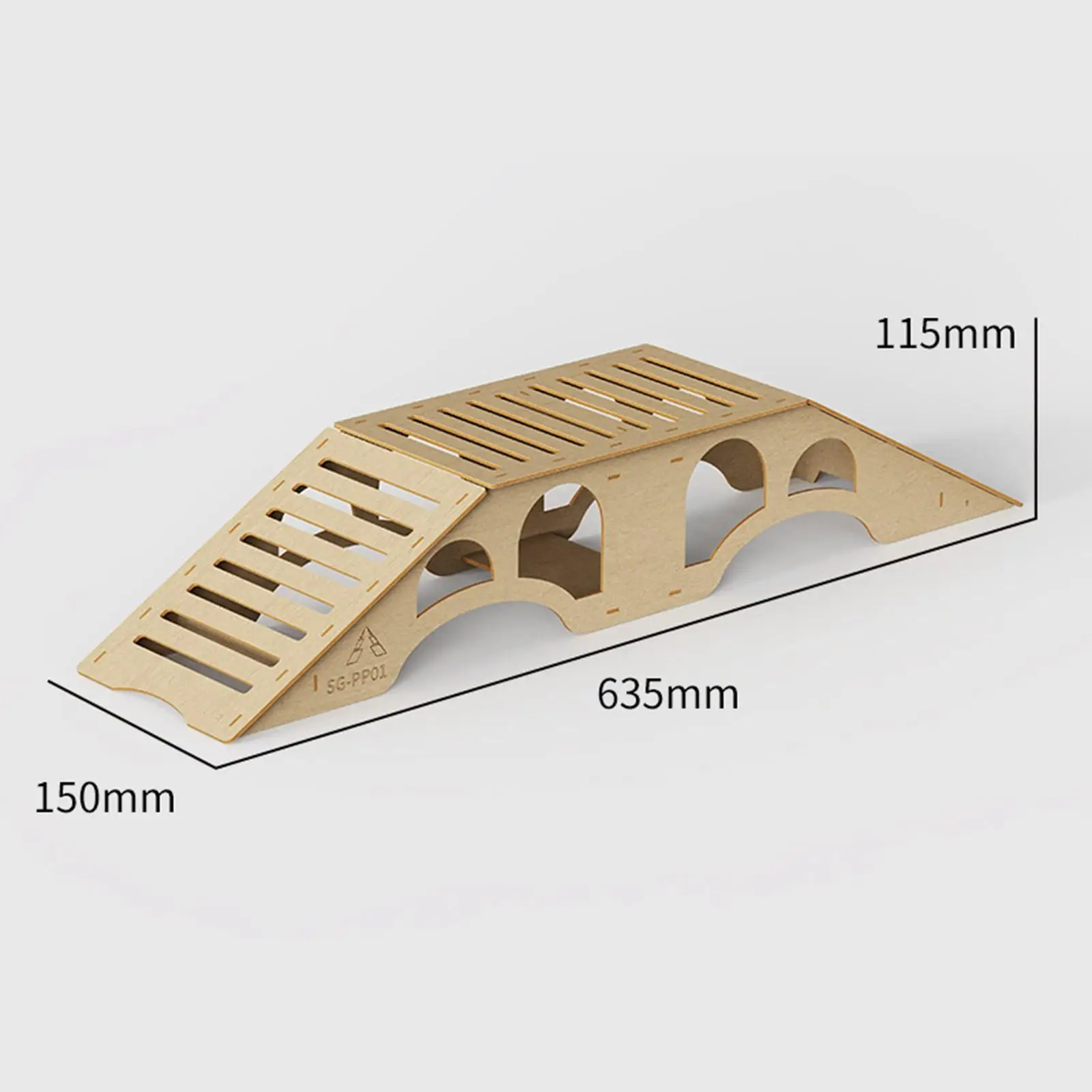 RC Bridge Obstacle, Challenge Obstacle Model Bridge, Practicing Handling Skills for 1/18 1/24 Crawler RC Hobby Car