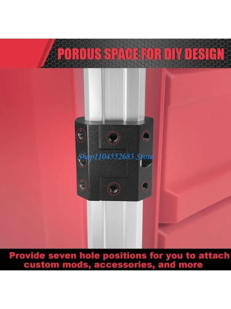 Y6GD Clip Aluminium Packouts Adapter for Power Tool Packouts System Rails Packouts Adapter