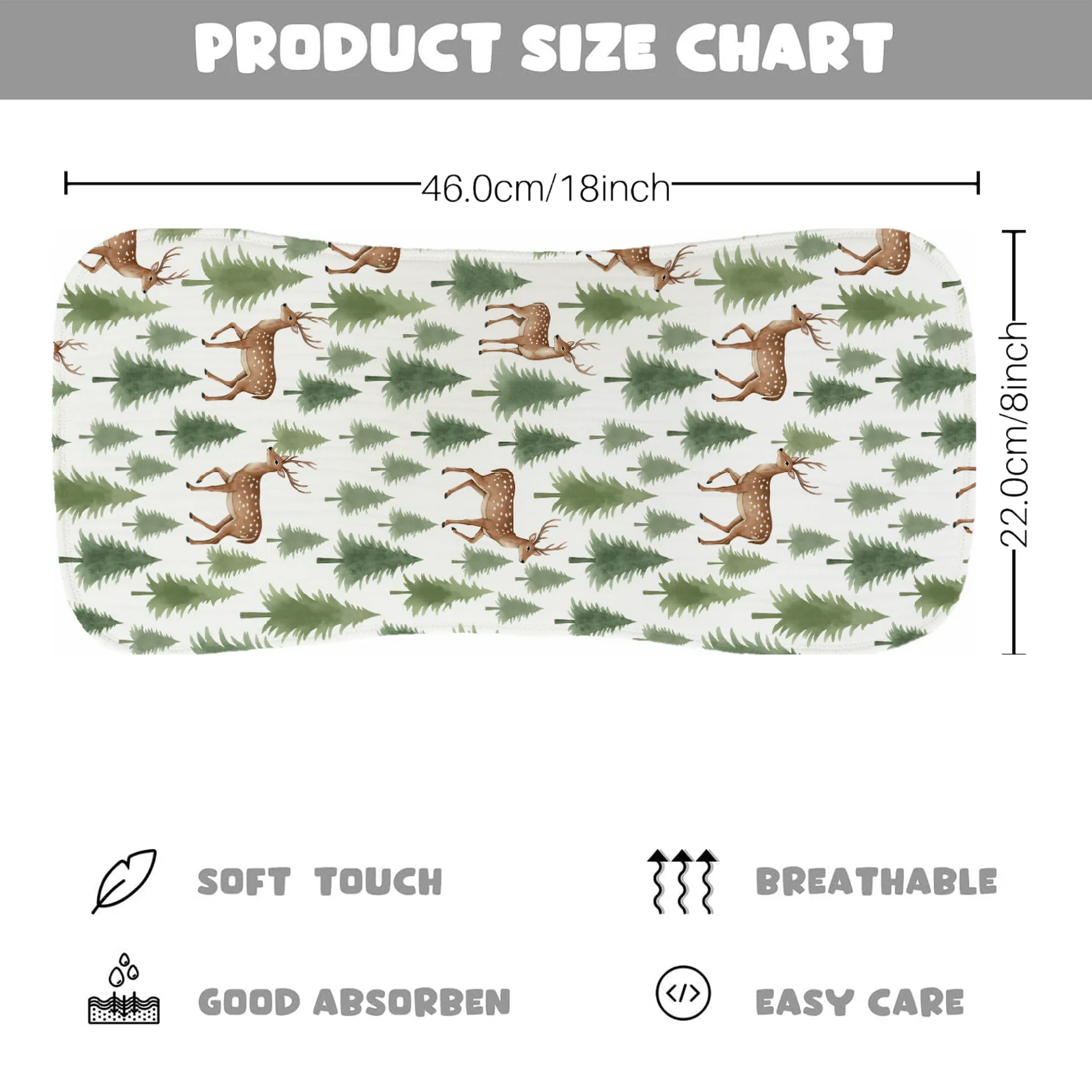 Kit 6 Panos de Boca Respirávei - Baby Nursery Animal Theme avaliação e preço