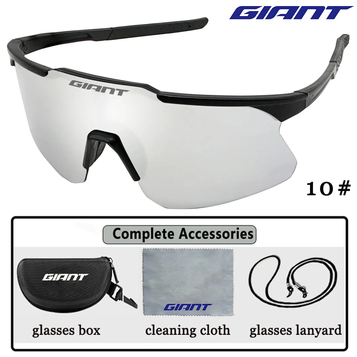 

giant cycling sunglasses mountaineering for men and women, sports glasses with UV protection MTB/Road Cycling with case