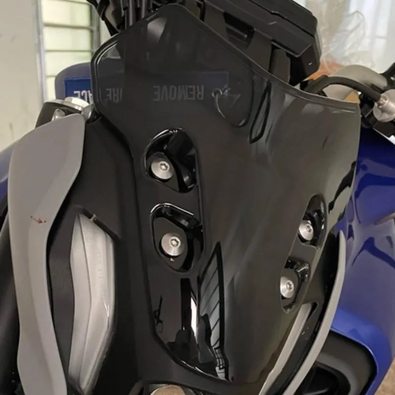 

For YAMAHA MT-07 MT 07 MT07 2021 2022 2023 Double Bubble Windshield Motorcycle Wind Screen Deflector WindScreen Accessories
