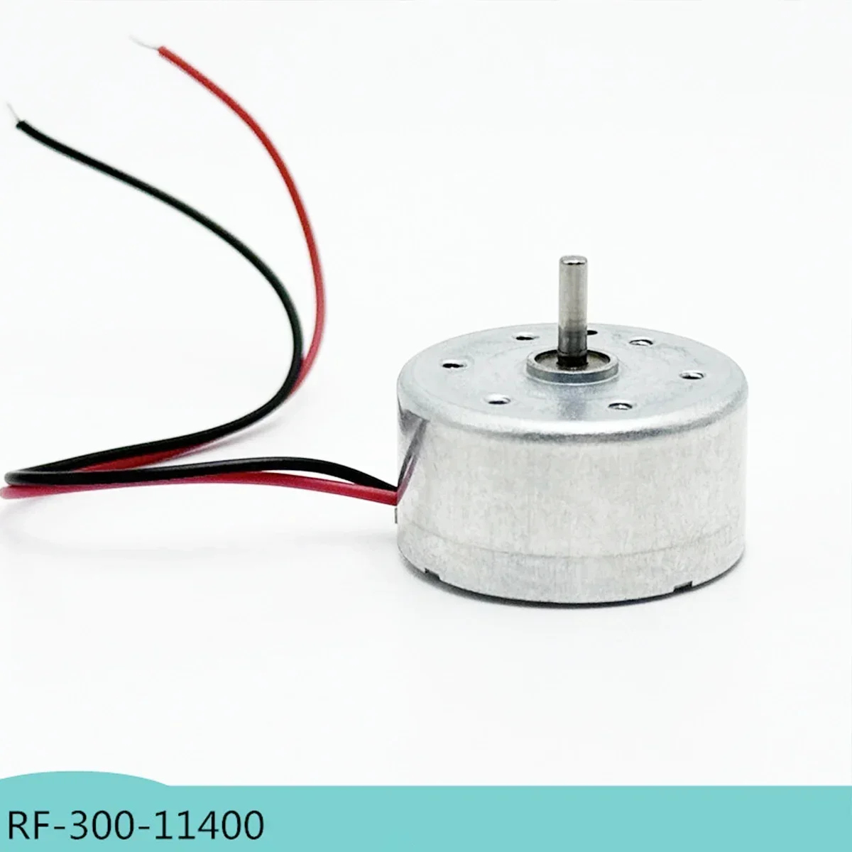 RF-300-11400 Motor DC 1.5V 3.7V 6V 7900RPM Mini 24mm Round Spindle Precious Metal Brush Small Engine DIY Solar Power Toy Model