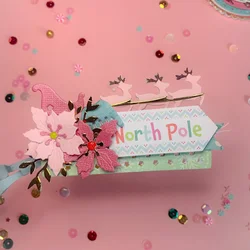 Christmas bag top decoration Metal Cutting Dies for DIY Scrapbooking Album Paper Cards Decorative Crafts Embossing Die Cuts