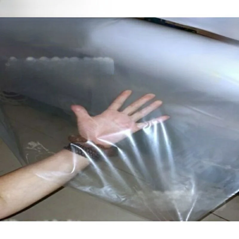 Thickened Plastic Film Cover Waterproof Dustproof Transparent Agricultural Ground Film Greenhouse Film Window Sealing Rainproof