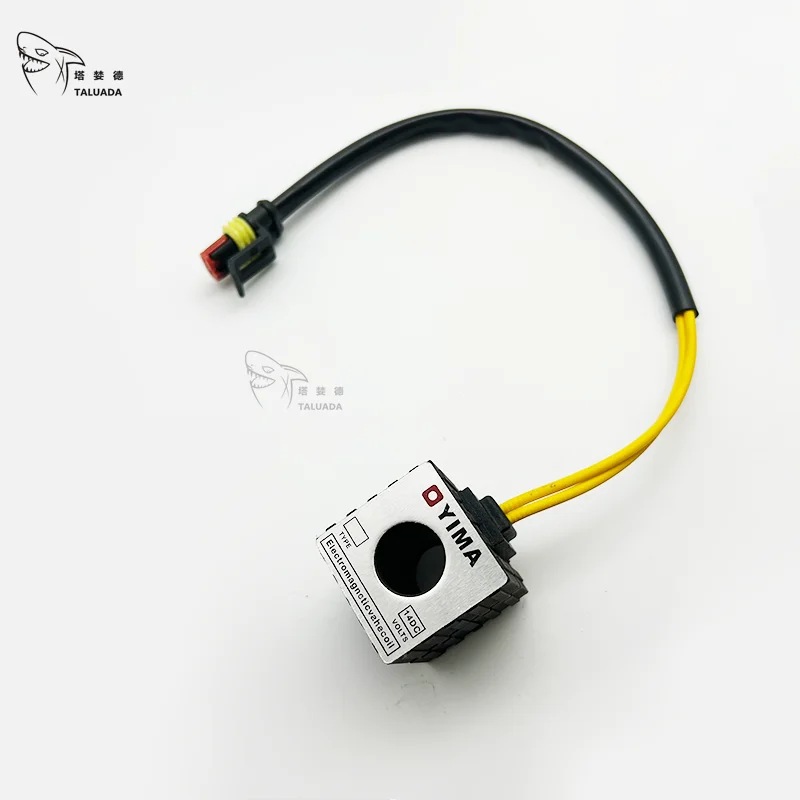 

For Sany Pilot Solenoid Valve Coil SY55-8-9 SY60-8-9 SY65-8-9 SY75-8-9 SY135-8-9 Pilot Safety Solenoid Valve Coil 12V 1010048106