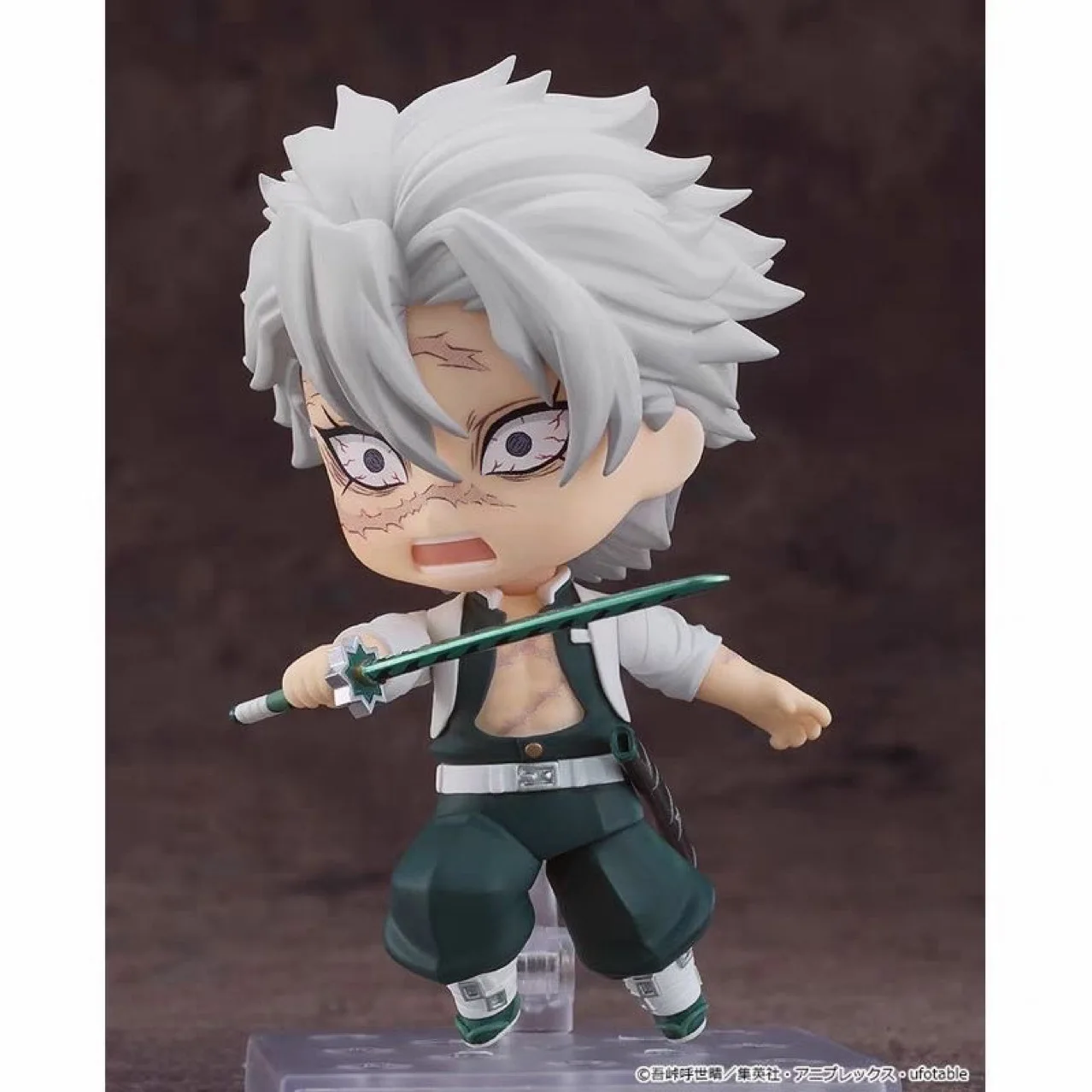Anime Demon Slayer Shinazugawa Sanemi Q Versione mobilità articolare Action Figure Modello in PVC Giocattoli Decorazione da scrivania Regali da collezione in scatola