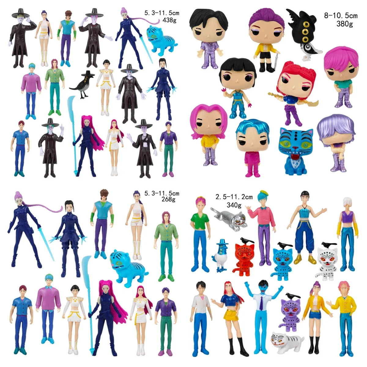 Anime Kpop Demon Hunters Figure Model Toy Cartoon Gaming Peripherals Desk Decoration Collection Figures Model Toy For Kid Gift