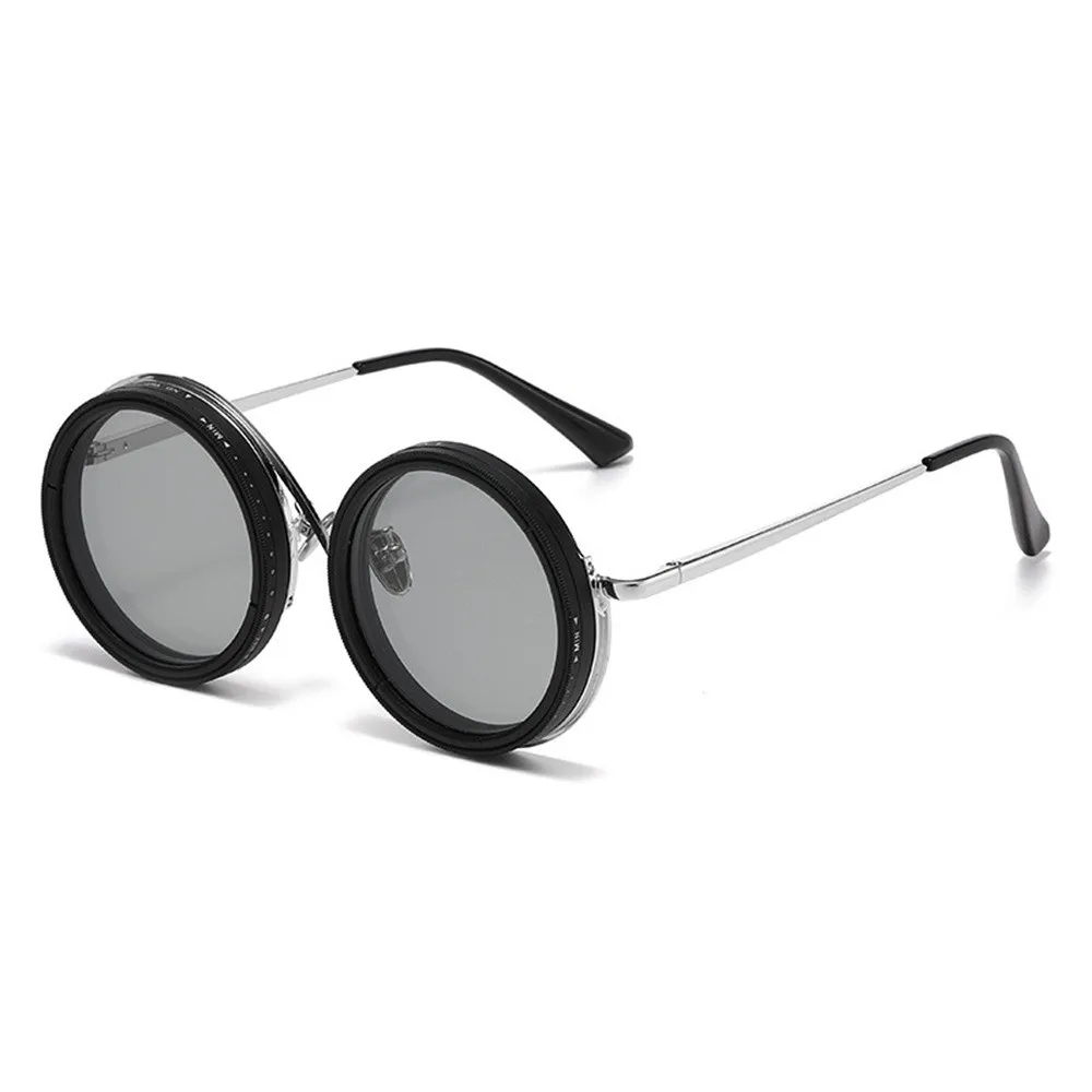 

New ND2-400 Adjustable Dimming Glasses 9 Level UV400 Fishing Sunglasses With Glasse Case ND Filter Polarized Sunglasses Outdoor