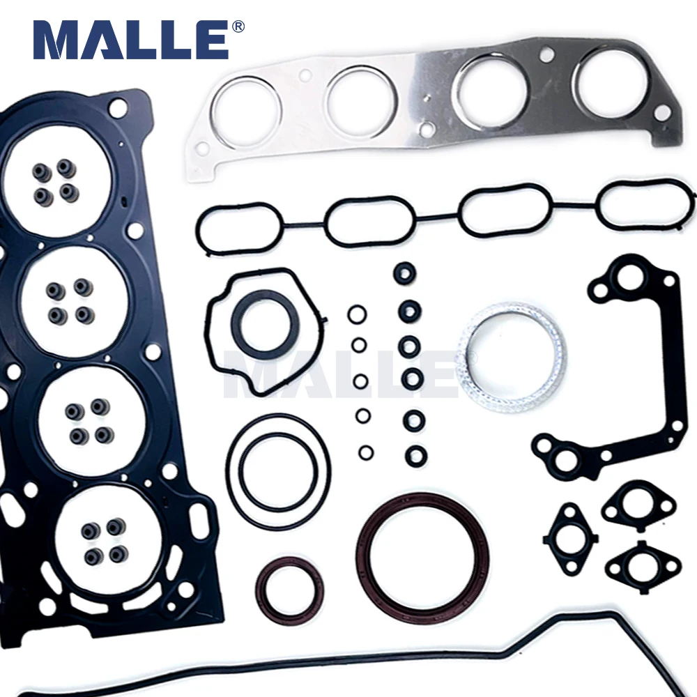 1ZZ Engine Overhaul Rebuilding Gasket Kit For Toyota Corolla Rav4 ZZE122 ZCA25 1ZZ FE Car Accessories 04111-22152 04111-22050