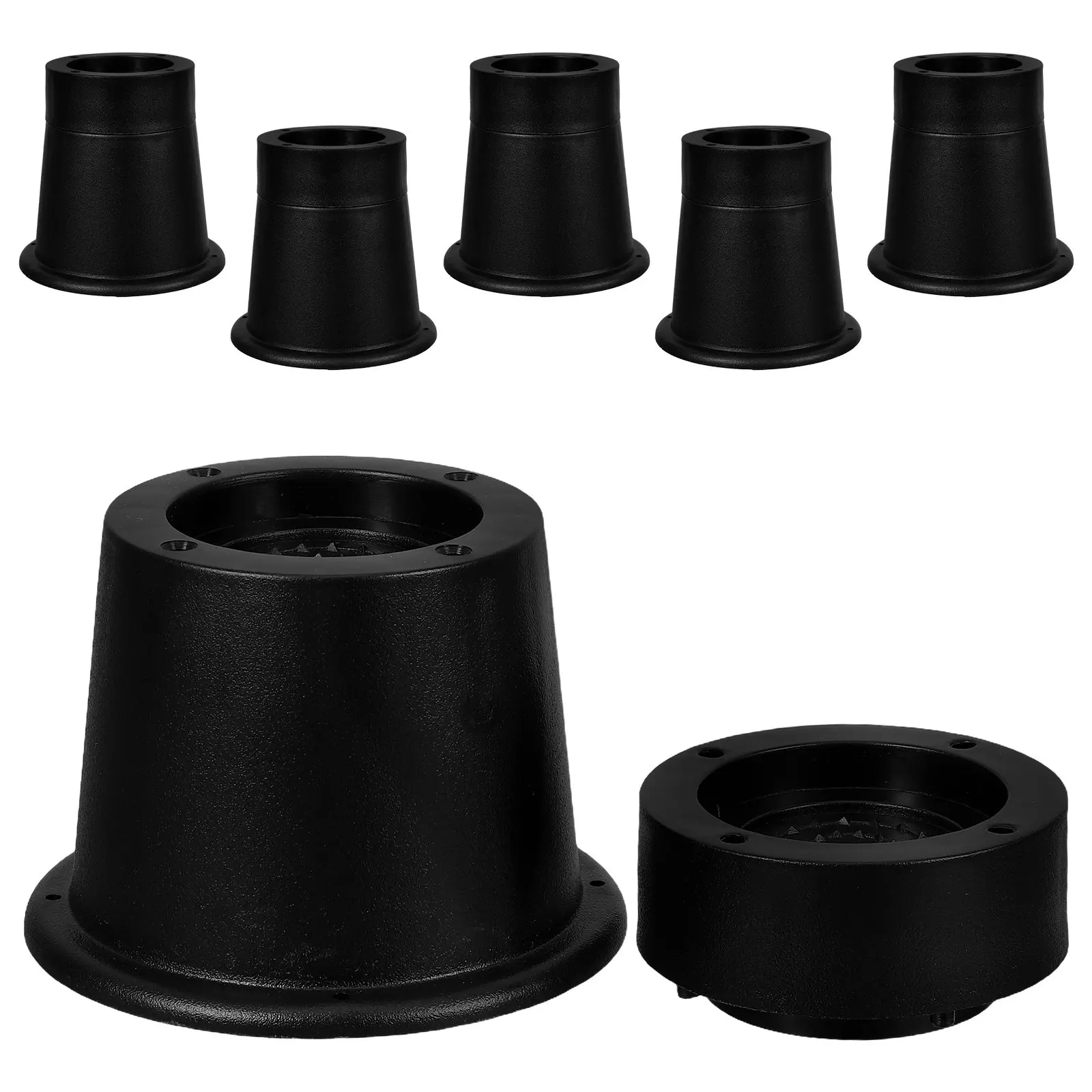 6Pcs Furniture Foot Pads Anti Vibration Rubber Non Slip Shock Absorber Mat Washing Machine Dryer Support Noise Reduction