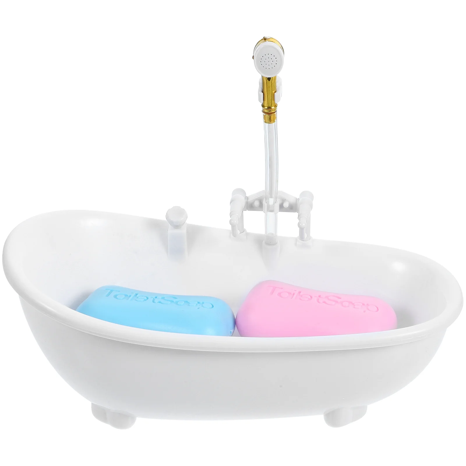 Bathroom Toys Miniature Bathtub Plastic Electric Model Adornment Abs Accessory