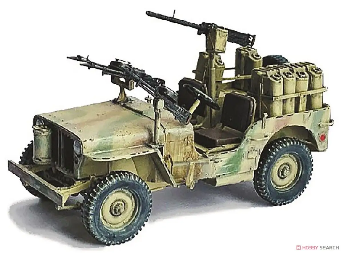 DRAGON 75037 1/6 WWII SAS 1/4-Ton 4x4 Patrol Car Model Kit