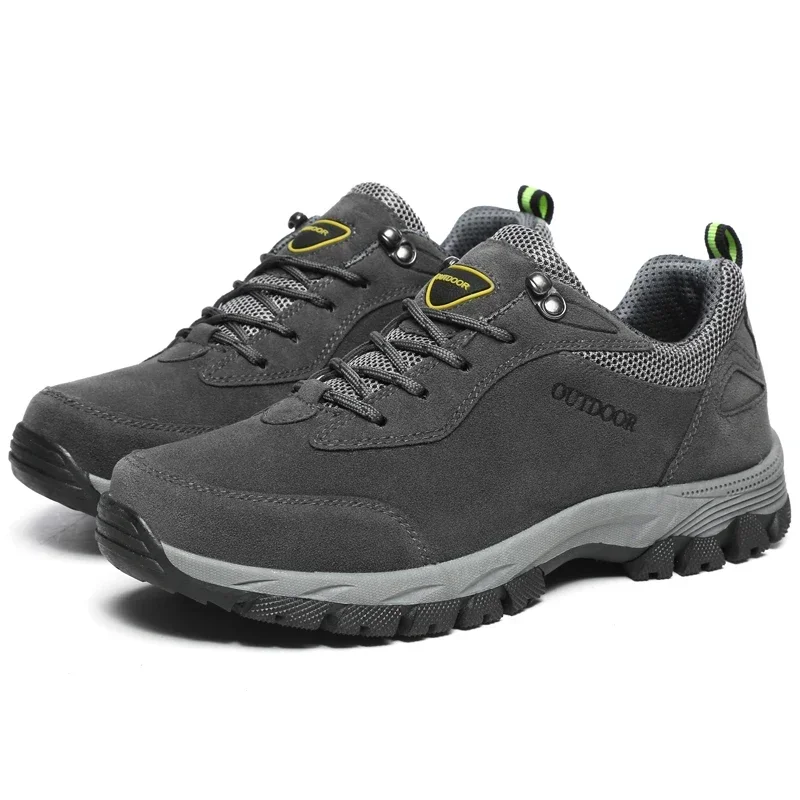 Men's Waterproof Hiking Shoes Men Casual Shoes Large Size 49 Men Trekking Walking Hunting Tactical Sneakers Walking Footwear