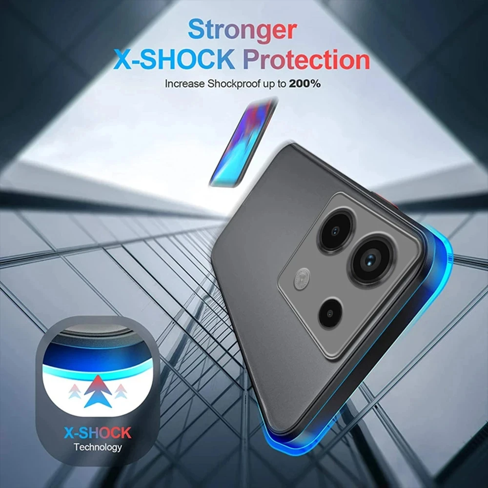 Weiche Rüstung Matte Fall Für Xiaomi Redmi Hinweis 13 14 Pro Plus Redmi Hinweis 11 12 12S 11S 10 10S Pro Silikon Weiche Bumper Abdeckung – Detail 3