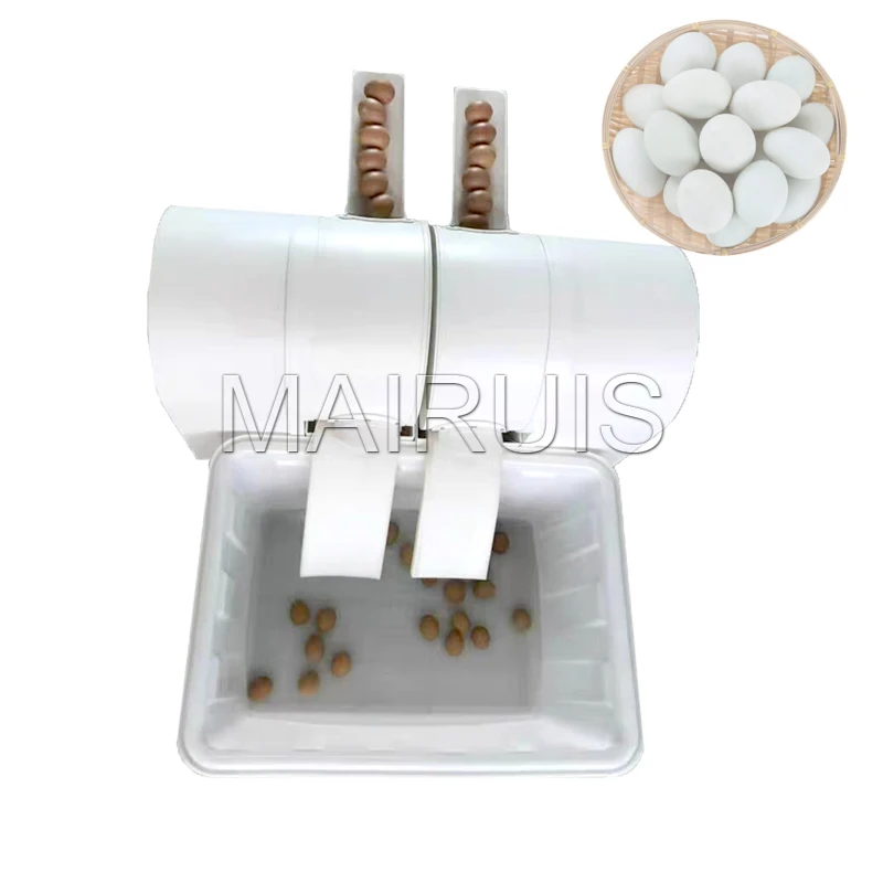 

Brush Type Salted Duck Goose Hen Egg Washing Machine Single Row Egg Washer Cleaner Machine