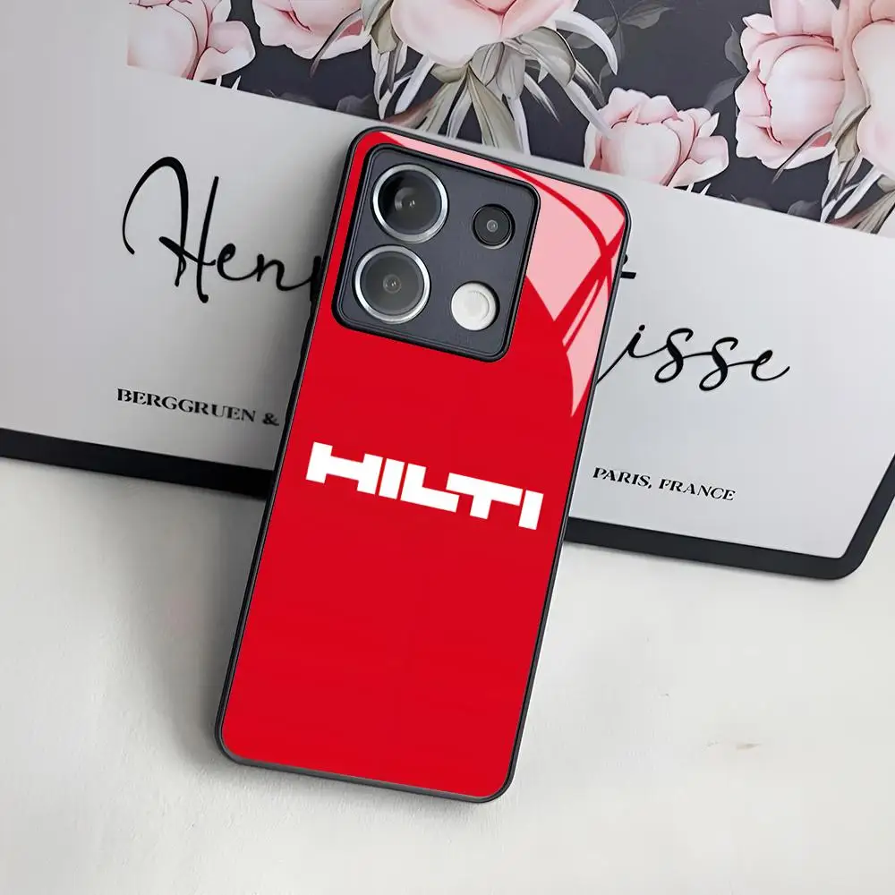 Toolbox Brand Hilti Tools Phone Case for Xiaomi 14 13 12 11 13t 12t 11t POCO M6 M5 X6 X5 F6 F5 Ultra Pro Lite 5G glass Cover