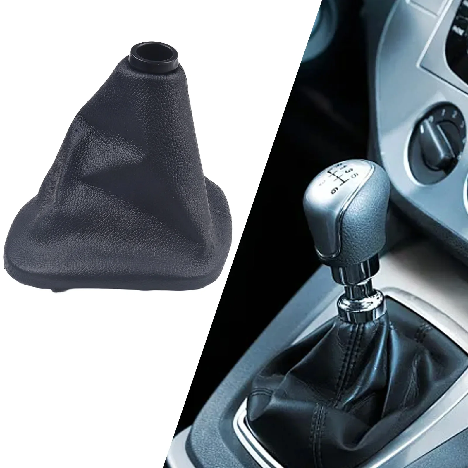 Manual Gear Head Boot For Kia For Forte For Cerato For Koup 10-13 Car Gear Shift Knob Leather Boots Protector 846401M100