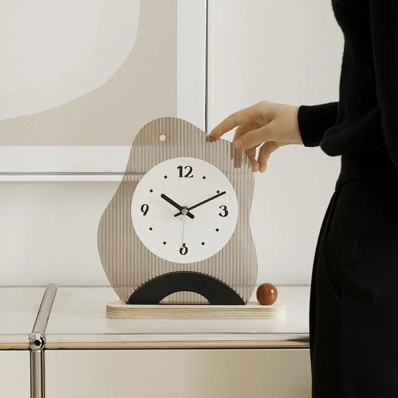 

Creative Photo Frame Ornament Home Entrance Bedroom Premium Sense Clock Ornament Gift