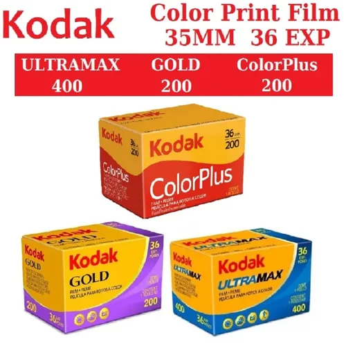Original KODAK ColorPlus 200 /UltraMax 400/Oro 200 Impresión en Color película de 35mm 36 exposición por rollo apto para cámara M35 / M38 / H35/F9