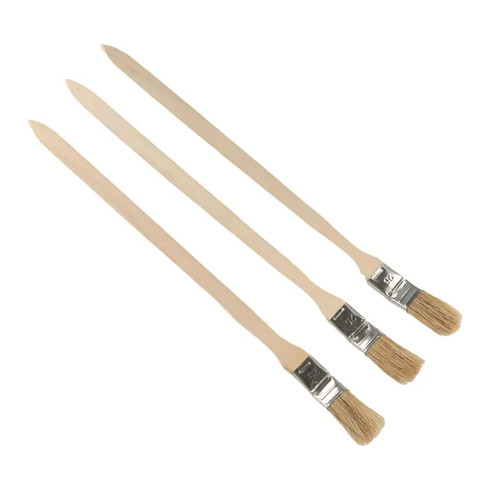 

Длинная ручка, локоть, морская кисть для рисования, смешанная свиная грива, инструмент для чистки волос, локоть, кисть для рисования, ручка из цельного дерева, настенная живопись