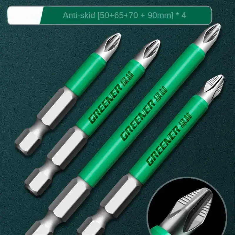 Cross  Screwdriver Head Screw Super Hard Screwdriver Head Anti Slip Magnetic Batch Head Cross High Hardness Hand Drill Bit