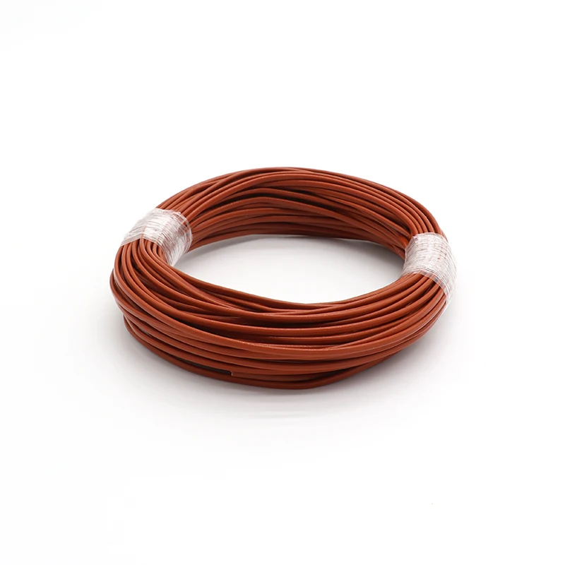 2~50m K J T Type Thermocouple Wire 2 Cores PTFE Insulator Electronic Line High Temperature Measuring Compensation Cable