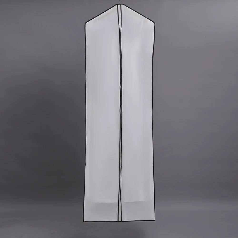 

Thickened Large Size Wedding Dress Dust Cover Zipper Wedding Gown Dustproof Cover Storage Bag Foldable Garment Protector Bags