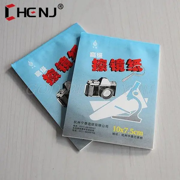 50 Sheets Soft Camera Lens Optics Tissue Cleaning Clean Paper Wipes Booklet Drop Shipping