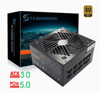 Full Modular 850w 1000w 1200W gold pcie 5.0 psu 80+ Gold ATX3.0 Pcie5.0 ATX Switching Power Supply Gaming PSU For Computer