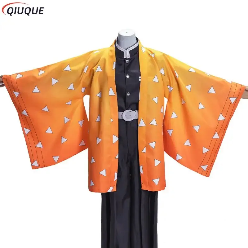 Kamado Tanjirou Agatsuma Zenitsu Tomioka Giyuu Cosplay Costume Haori Uniforms