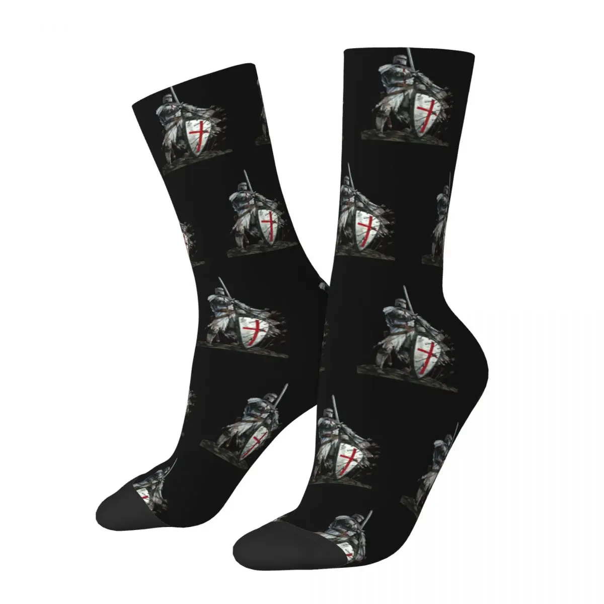 Shield Cross Medieval Warrior Sword Knights Templar Socks Men Women Casual Socks Spring Summer Autumn Winter Socks Gifts