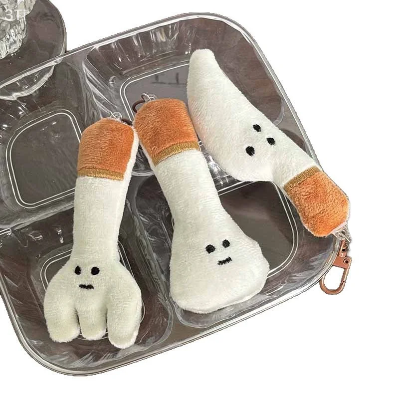 Милый плюшевый брелок с имитацией вилки, посуда, мягкая кукла, брелок для ключей, креативный плюшевый брелок для ключей, сумка, подвеска, аксессуары для ключей