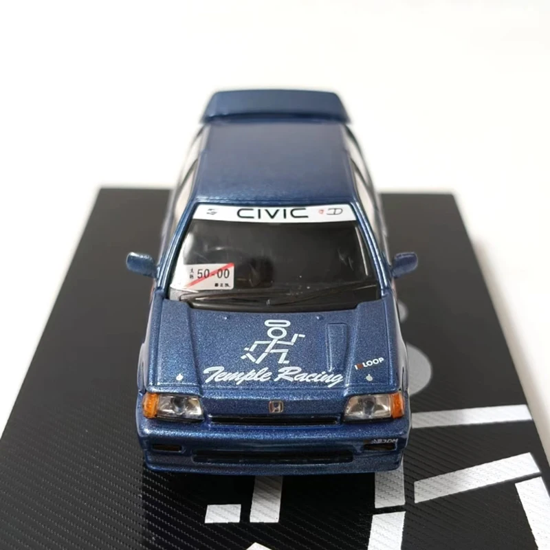 

Diecast 1:64 Scale JDM Civic SiE-AT Alloy Simulation Car Model Static Collection Decorated Holiday Toys Souvenir Gift