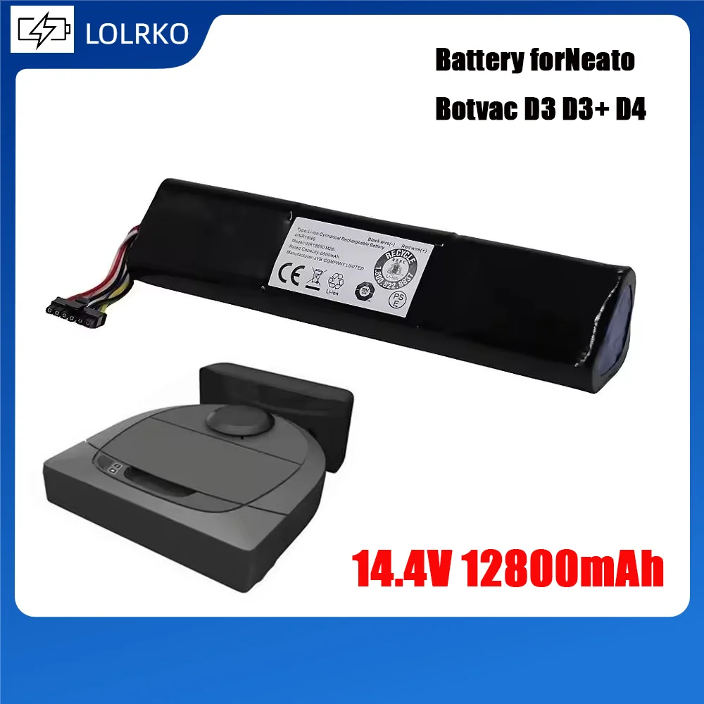 

Replacement Battery for Neato Botvac Connected,D3,D3+,D4,D5,D5+,D6, D7 Robotic Vacuum Cleaners,Part Number: 945-0225/205-0011