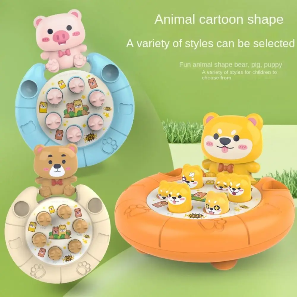 

ABS Animal Theme Knocking Game Hand Eye Coordination Learning Cognition Whack-a-mole Toy Early Education Interesting