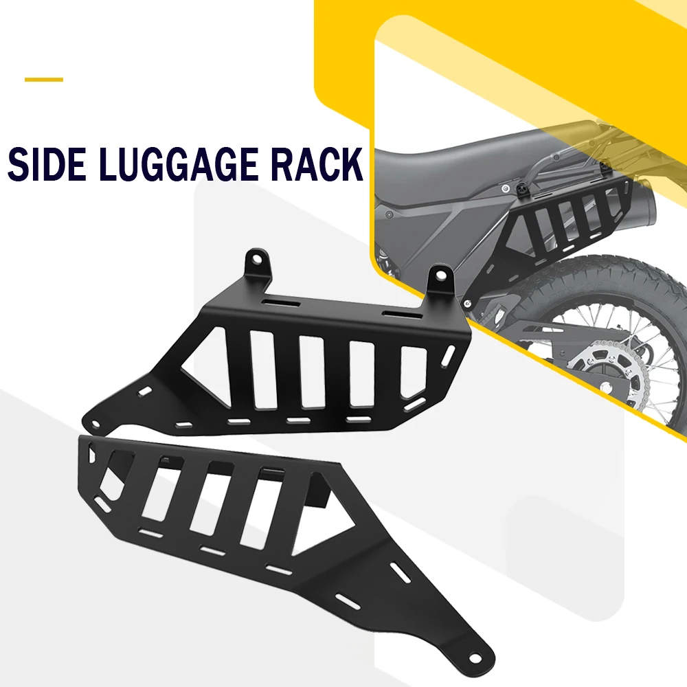 Motorcycle Accessories Side Luggage Rack Luggage Holder Bracket For Kawasaki KLR650 Traveler ABS KLR 650 S 650S 2022 2023 2024