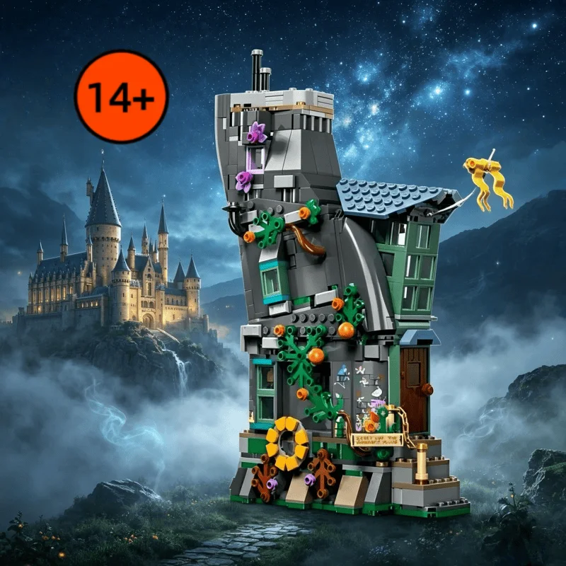 

Enchanted Film Style House Blocks 764 Parts 76467 Luna Lovegood House Hand Assembly Toys Ideal Adults Birthday Anniversary Gifts