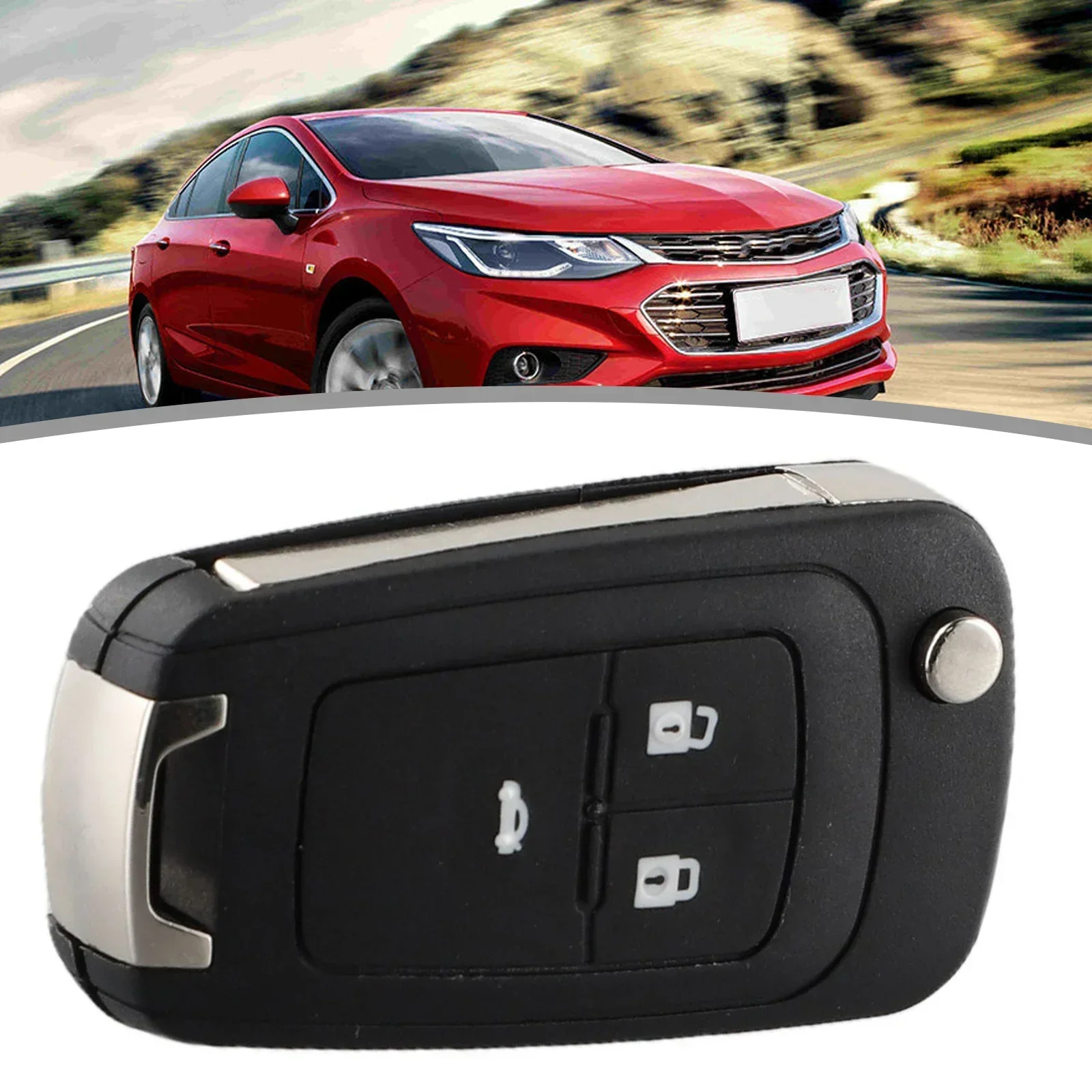 1pc 2/3Buttons Car Remote Key Shell Case Cover For Chevrolet For Cruze/Spark/Orlando Car Key Case Remote Parts