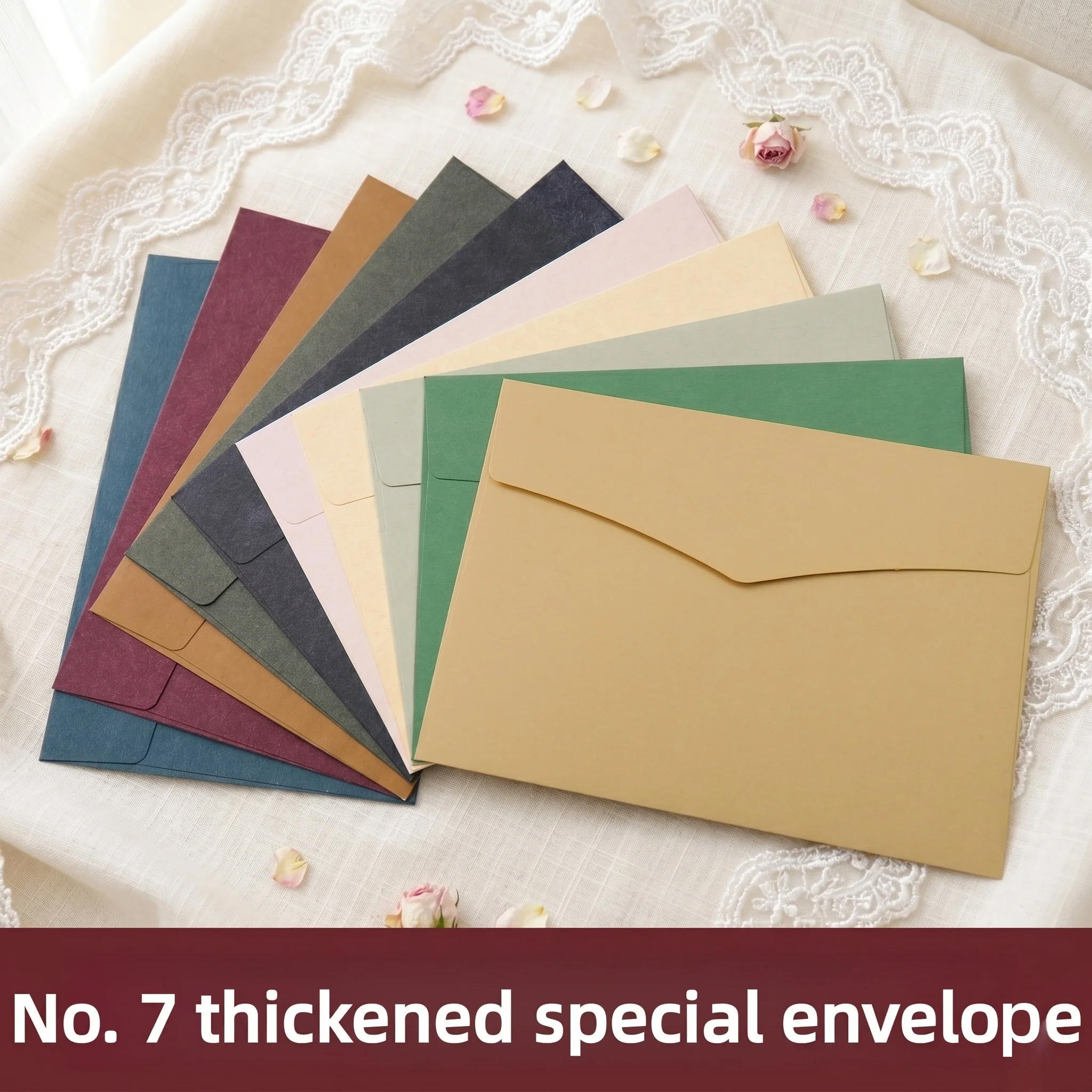 

10PCS C5 Envelopes Luxury Lined Large Wedding Invitation Business Envelopes for Graduation Baby Shower Love Letter 23x16.2cm