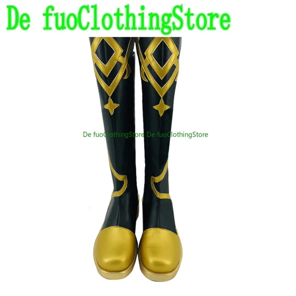 

Defuo Genshin Impact Aether дорожные ботинки обувь для косплея аниме игры обувь и ботинки для ролевых игр Хэллоуин вечерние