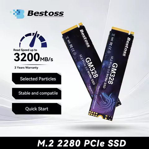 Bestoss M.2 2280 NVMe PCIe 3.0 SSD 128GB 256GB 512GB 1TB 2TB Internal Solid State Drive for Laptop Desktop Gaming PC