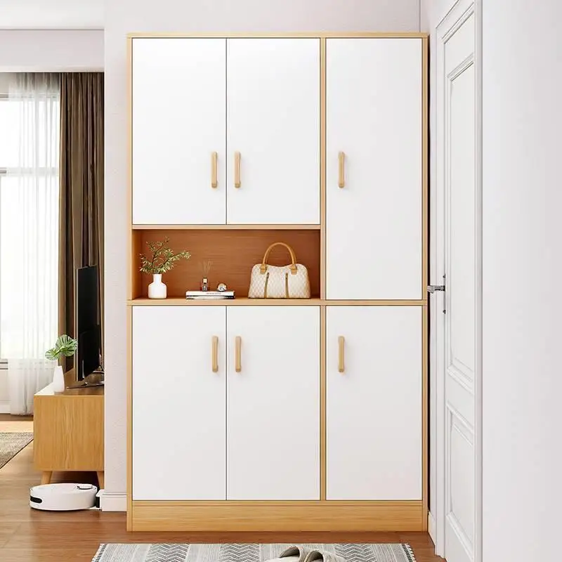 

Tall Entryway Shoe Cabinet Nordic Modern White Luxury Storage Shoe Cabinet Organizers Apartments Meuble Chaussure Furniture
