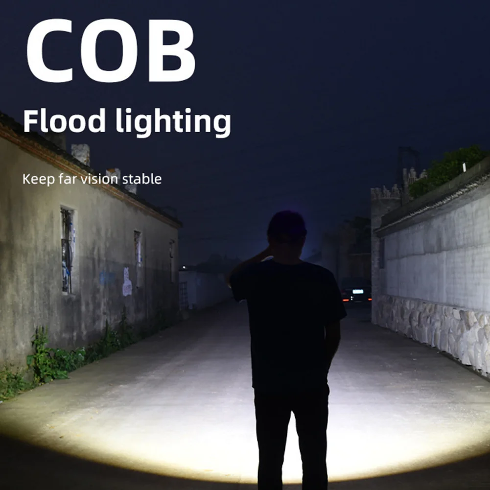 Faro con sensore di movimento a LED con torcia frontale esterna bianca rossa verde Display di alimentazione Potente torcia frontale per la pesca notturna